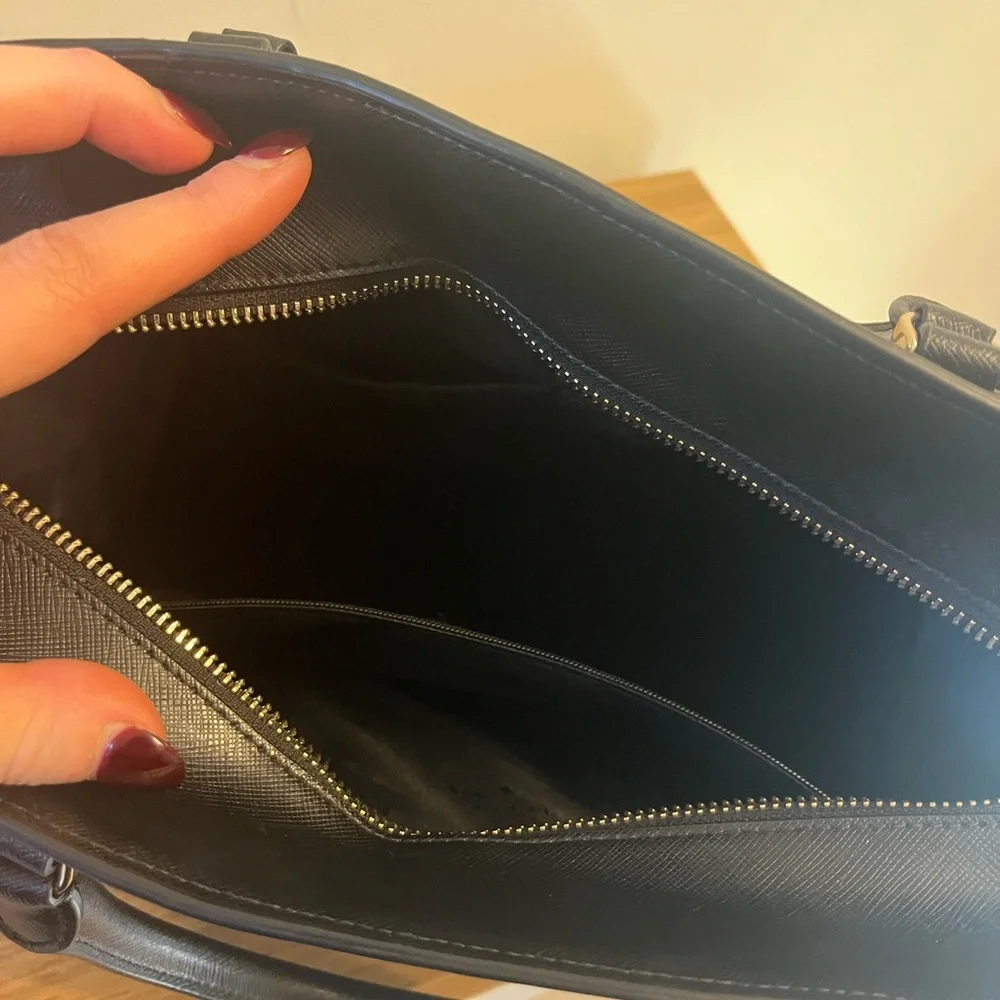 Kate Spade Madison Large Black Satchel Bag - Picture 6 of 6